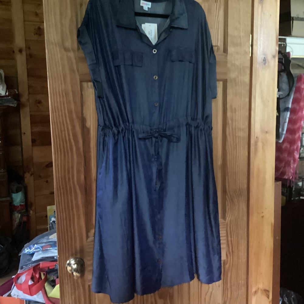 LuLaRoe Stacie shirt dress in 2XL